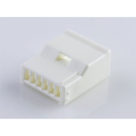 MOLEX Board Connector, 6 Contact(S), 1 Row(S), 0.098 Inch Pitch, Crimp Terminal, Locking, Plug 5005930600